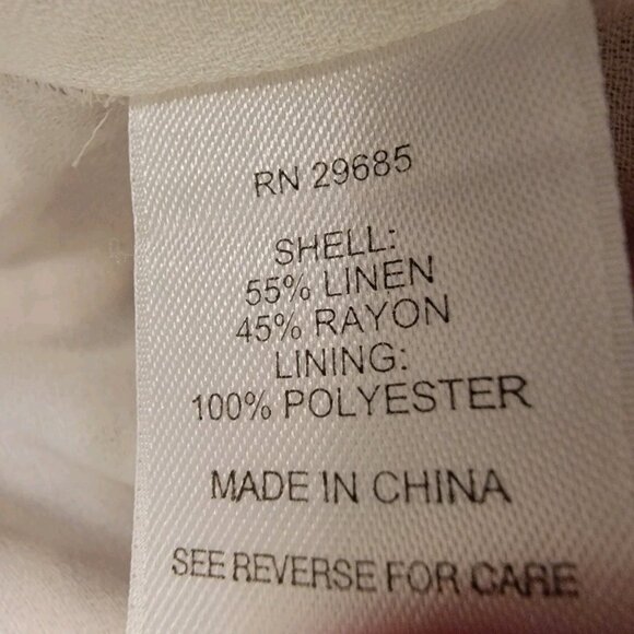 Pendleton Dress Retro Look Animal Print Short Sleeve Linen Blend Dress Sz 4P - Picture 8 of 10